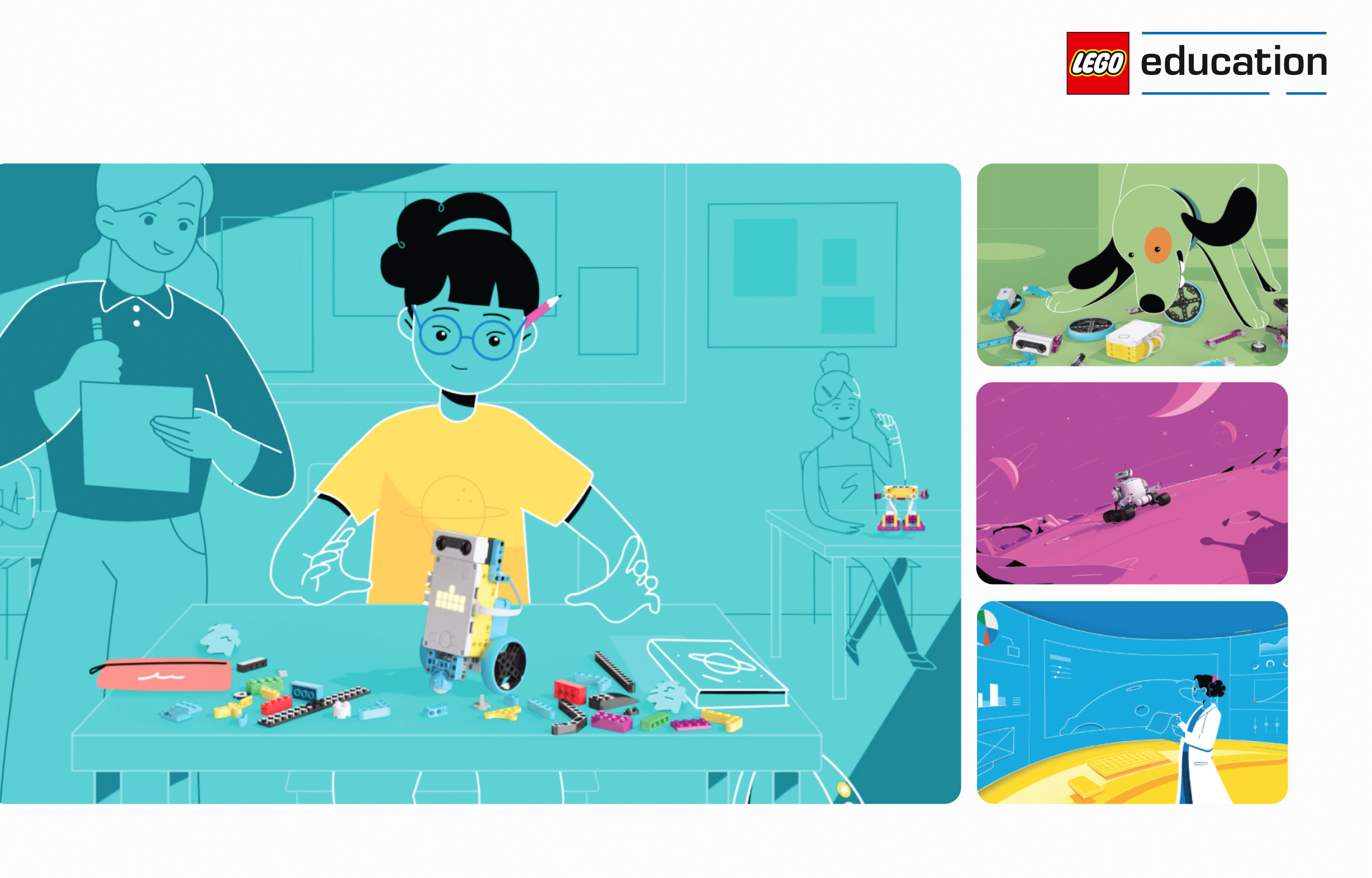 LEGO Education, hands-on STEM building experience